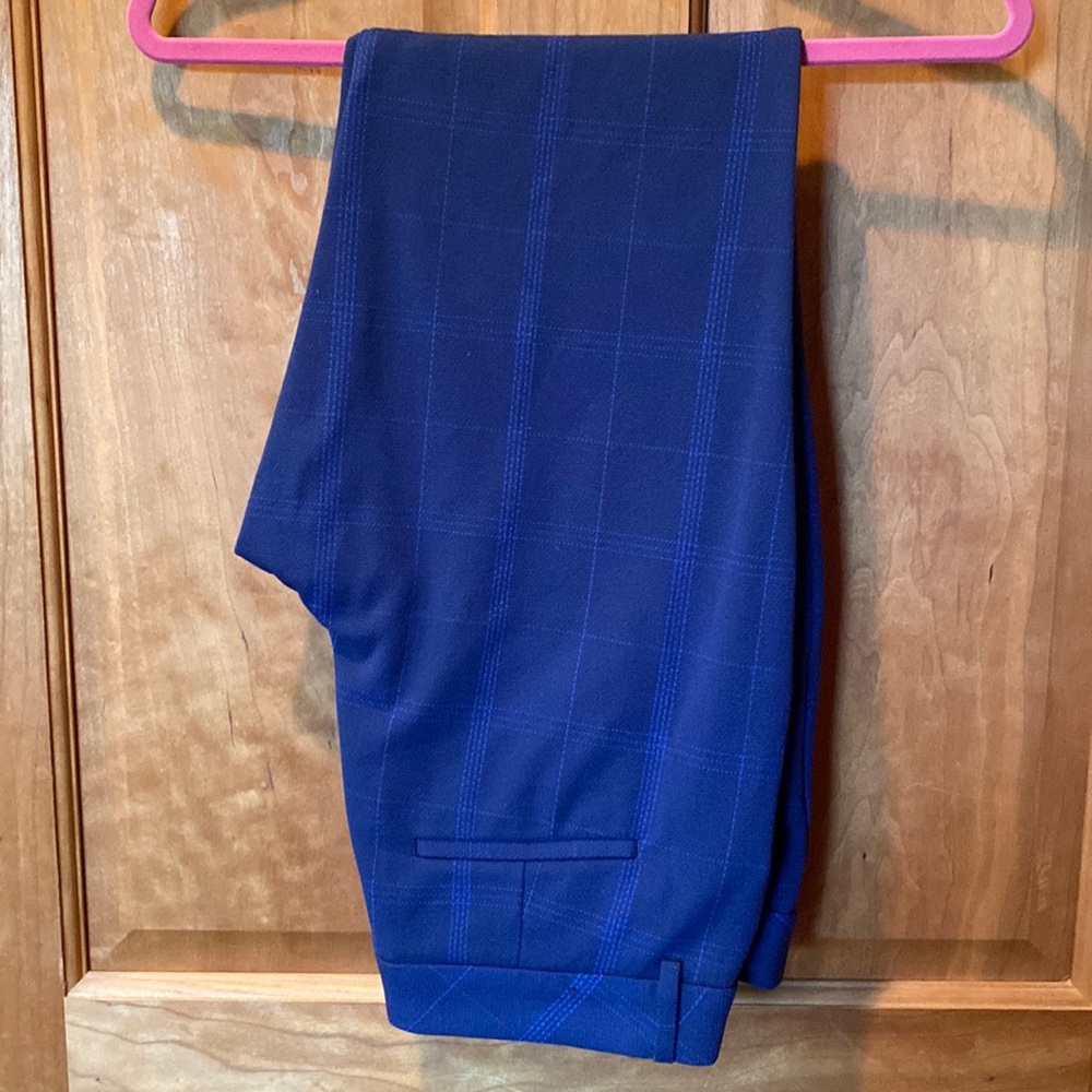 Express Editor dress pant blue with pinstripes size 8R